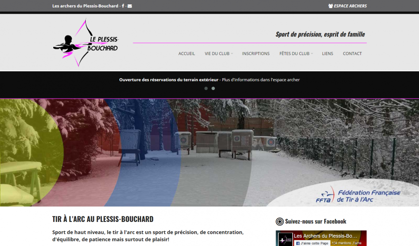 Création site web association sportive