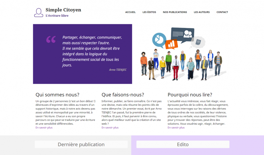 Site web Simple Citoyen